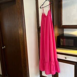 2XL Women pink pajamas dress